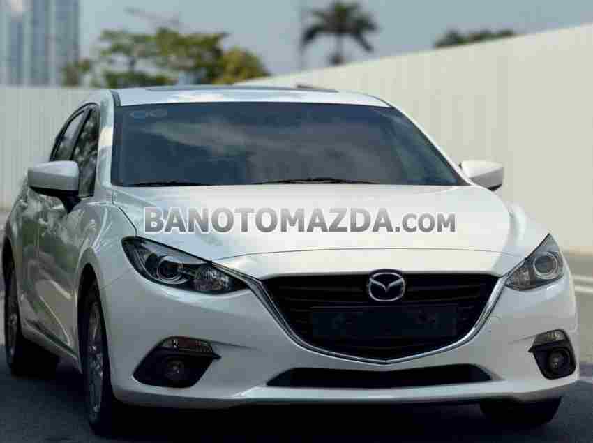 Bán Mazda 3 1.5 AT, màu Trắng, Máy xăng, 2015